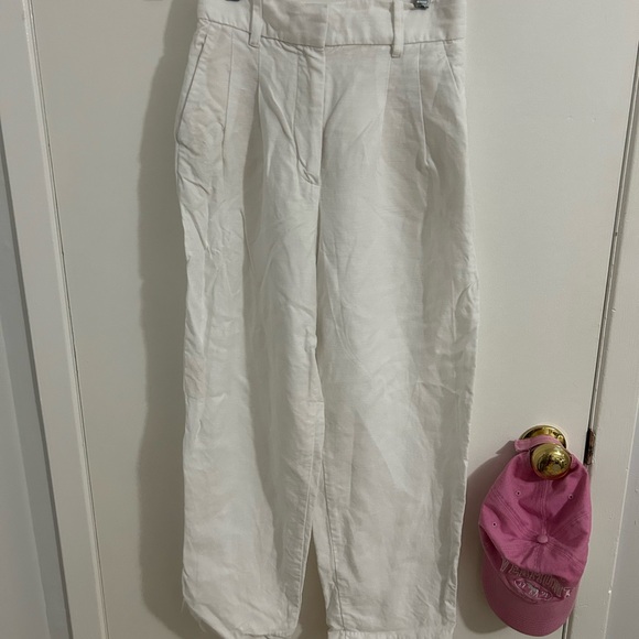 Aritzia carrot linen pant - Picture 2 of 4